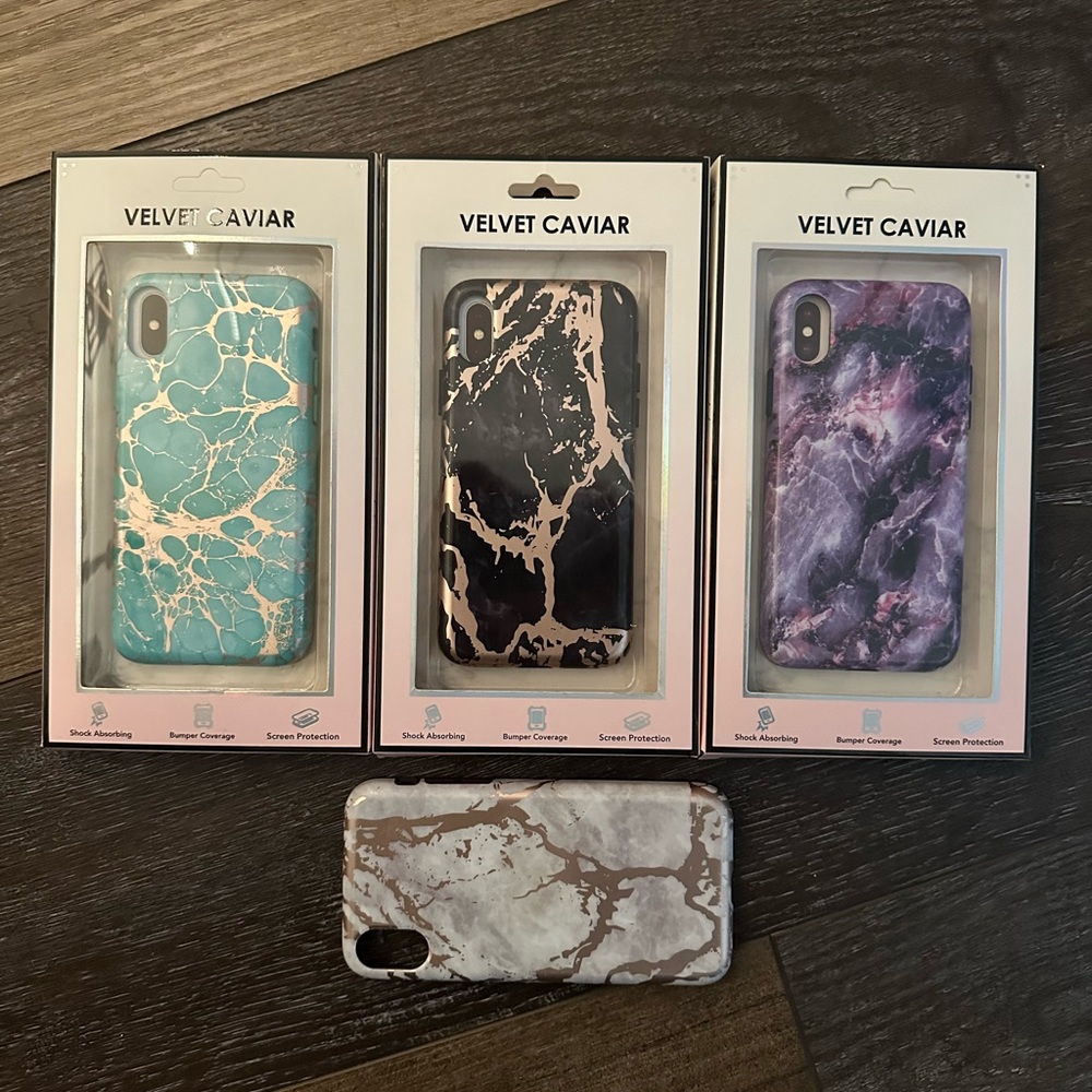 Velvet Caviar Marble Phone Cases